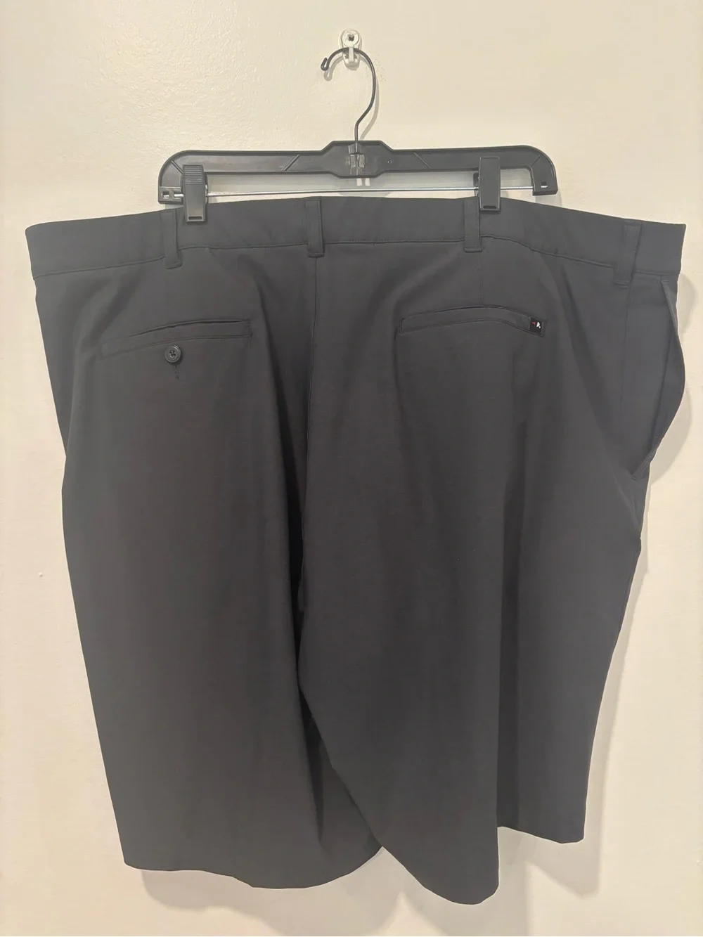 Men's Black Classic Dress Shorts